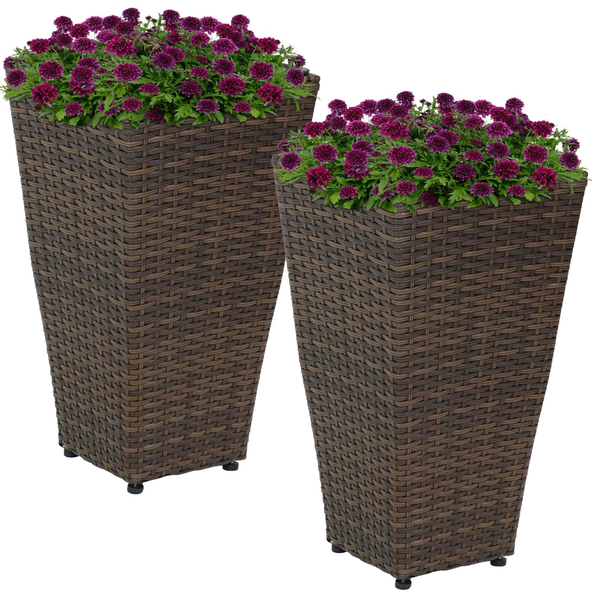 Sunnydaze Decor, Tall Square Planter, Model# NHU-453